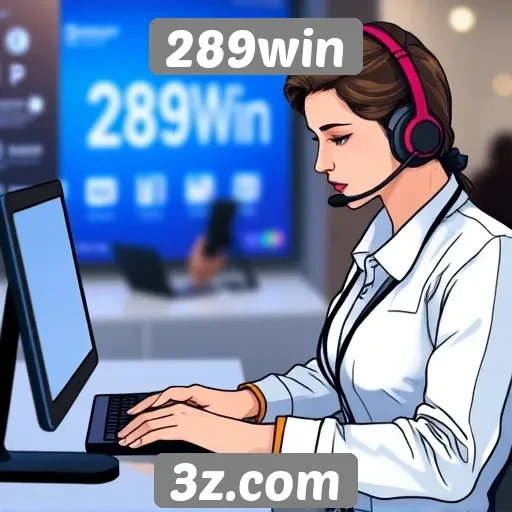 Desempenho do suporte ao cliente no 289win